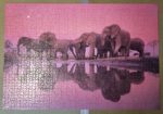 Image of the puzzle 2000, Clementoni, African Elephants, by Frans Lanting, Complete, Picture of the puzzle