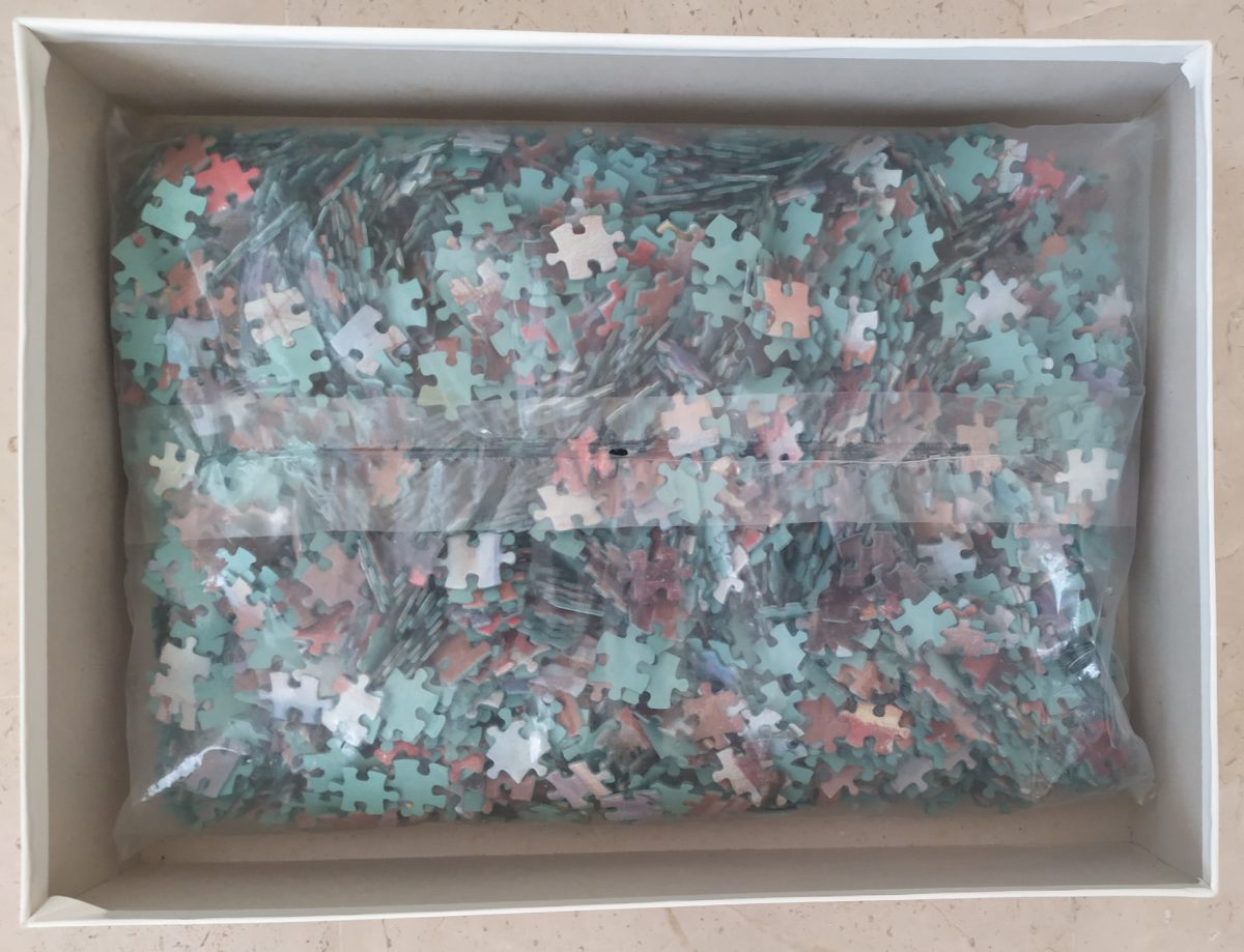 Image of the puzzle 3000, MB, Theatre du Vaudeville, Jean Béraud, Sealed Bag, Picture of the bag