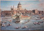 Image of the puzzle 500, Wentworth, London, The Thames with View of the City and St Paul's Cathedral, by Canaletto, Complete, Picture of the puzzle