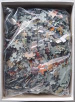 Image of the puzzle 1200, Unicef, The Veranda, by Edgard Wiethase, Sealed Bag, Picture of the bag