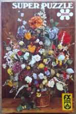 Image of the puzzle 2000, F.X. Schmid, Large Floral Still Life, Incomplete, Picture of the box