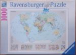 Image of the puzzle 1000, Ravensburger, Political World Map, Complete, Picture of the box