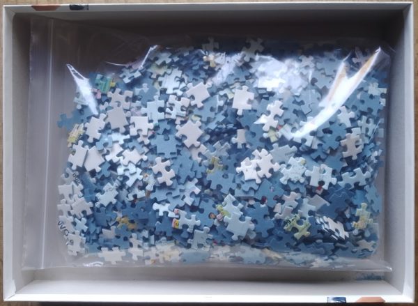 Image of the puzzle 1000, Ravensburger, Political World Map, Complete, Picture of the bag