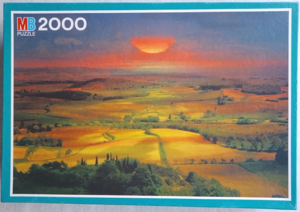 Image of the puzzle 2000, MB, Evening Colors, by Gerst Rotham, Sealed Bag, Picture of the box