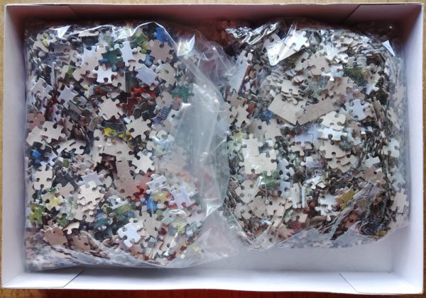 Image of the puzzle 3000, Fame, Garden by the Pond, by Barbara Felisky, Incomplete, Picture of the bag