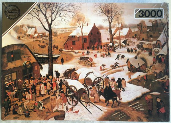 Image of the puzzle 3000, Falcon, Payment of Tax at Bethlehem, Sealed Bag, Picture of the box
