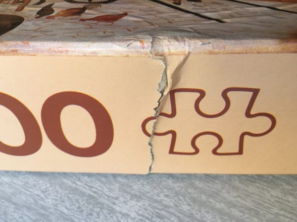 Image of the puzzle 3000, Falcon, Payment of Tax at Bethlehem, Sealed Bag, Detail of the box
