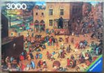 Image of the puzzle 3000, Ravensburger, Children's Games, by Pieter Bruegel, Complete, Picture of the box