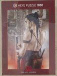 Image of the puzzle 1000, Heye, Back, by Luis Royo, Factory Sealed, Picture of the box