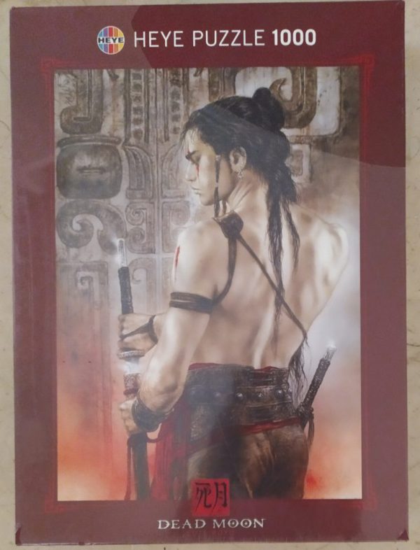 Image of the puzzle 1000, Heye, Back, by Luis Royo, Factory Sealed, Picture of the box