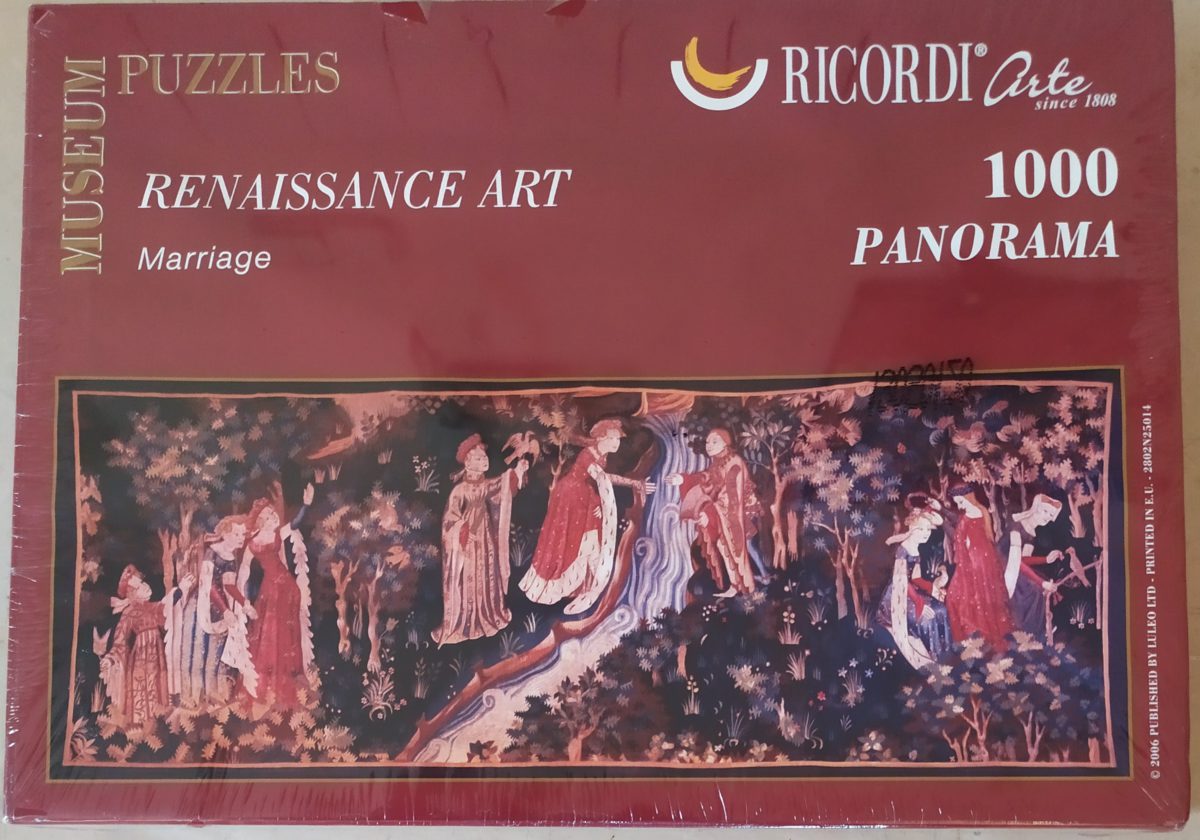 1000, Ricordi, Marriage, Factory Sealed, Listed by Barebrain Image of the puzzle 1000, Ricordi, Marriage, Factory Sealed, Picture of the box