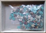 Image of the puzzle 480, White Horse, The Zuiderhavendijk, Enkhuizen, by Cornelis Springer, Complete, Picture of the bag