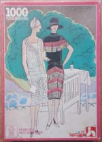 Image of the puzzle 1000, Nathan, 1925 Fashion, Incomplete, Picture of the box