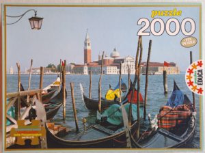 Image of the puzzle 2000, Educa, Venice, Italy, Sealed Bag, Picture of the box