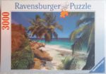 Image of the puzzle 3000, Ravensburger, Seychelles, by R. Kirsch, Factory Sealed, Picture of the box