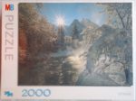 Image of the puzzle 2000, MB, Winter Scene, Factory Sealed, Picture of the box