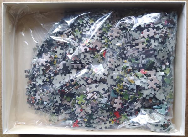 Image of the puzzle 1500, Ravensburger, Sasbachwalden, by Fritz Pahlke, Picture of the bag