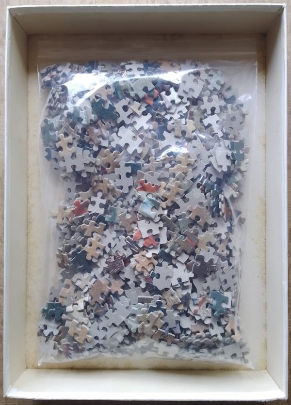 Image of the puzzle 1000, Ravensburger, Admiral Ship, Incomplete, Picture of the bag