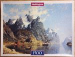 Image of the puzzle 1500, Waddingtons, Norwegian Fjord, by Adelsteen Normann, Sealed Bag, Picture of the box