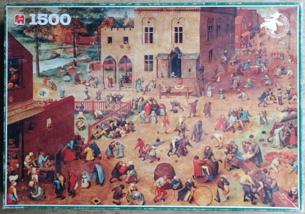 Image of the puzzle 1500, Jumbo, Childrens Games, by Pieter Bruegel the Elder, Incomplete, Picture of the box