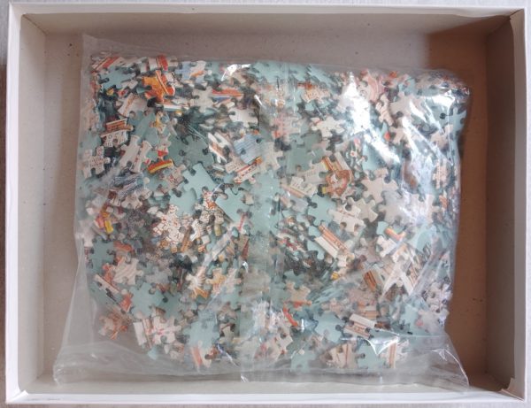 Image of the puzzle 1000, MB, Old World Map, John Speed, Sealed Bag, Picture of the bag