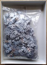 Image of the puzzle 1000, Yanoman, Peacock, Kaname Ozuma, Complete, Picture of the bag