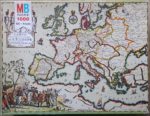 Image of the puzzle 1000, MB, Europe in 1807, by Eustache-Hyacinthe Langlois, Complete, Picture of the box