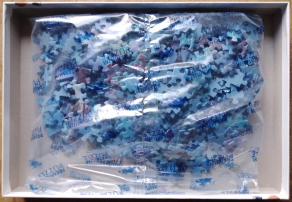 Image of the puzzle 500, Ravensburger, Mystic Dragons, by Ute Thönißen, Sealed Bag, Picture of the bag