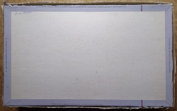 Image of the puzzle 1500, Orli, Le Port de la Rochelle, Complete, Picture of the back