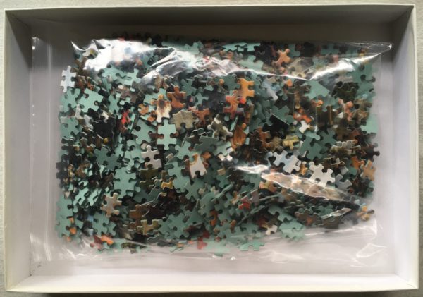 Image of the puzzle 1000, Jumbo, Gleaning Ears, by Joseph Anton Koch, Complete, Picture of the bag