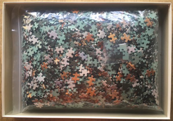 Image of the puzzle 3000, Ravensburger, Against the Spanish Armada, by Aert Anthonisz, Complete, Picture of the bag