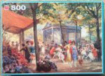 Image of the puzzle 500, Jumbo, A Parisian Flower Market, by Eugène Deully, Complete, Picture of the box