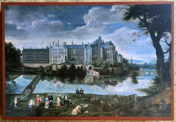 Image of the puzzle 500, Coudenberg, Infante Isabella in the Gardens of the Coudenberg Palace, Complete, Picture of the box