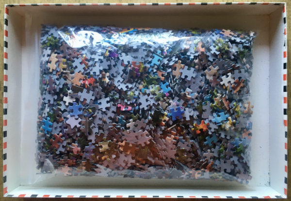 Image of the puzzle 3000, Educa, Tuscan Terrace, by Sung Kim, Complete, Picture of the bag