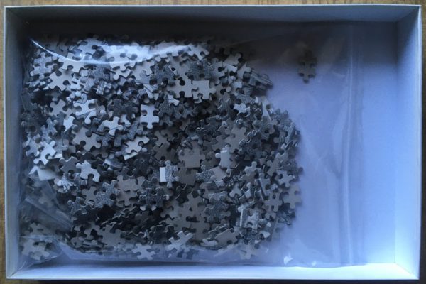 Image of the puzzle 1000, Selegiochi, Reptiles, by Maurits Cornelis Escher, Complete, Picture of the bag