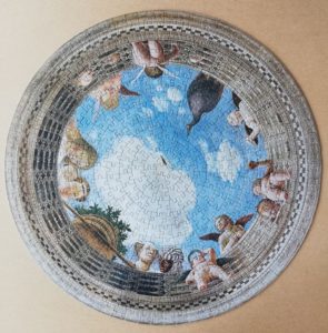 Image of the puzzle 500, Clementoni, Fresco at Doge's Palace, Mantegna, Complete, Picture of the puzzle