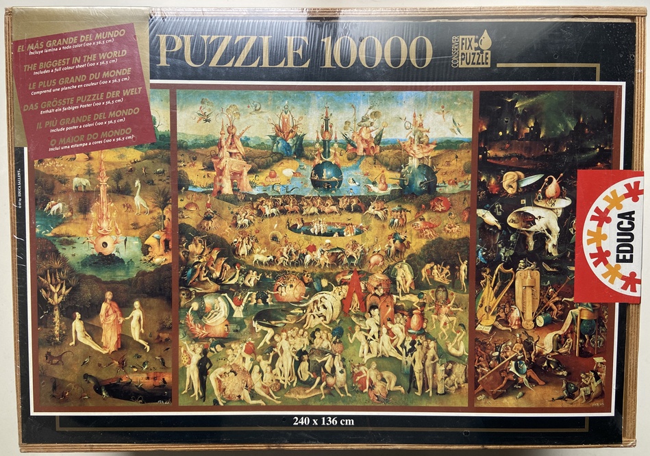 10000, Educa, The Garden of Earthly Delights - Rare Puzzles