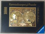 Image of the puzzle 1000, Ravensburger, Historical Map of the World, by Nicolaes van Geelkercken, Sealed Bag, Picture of the box