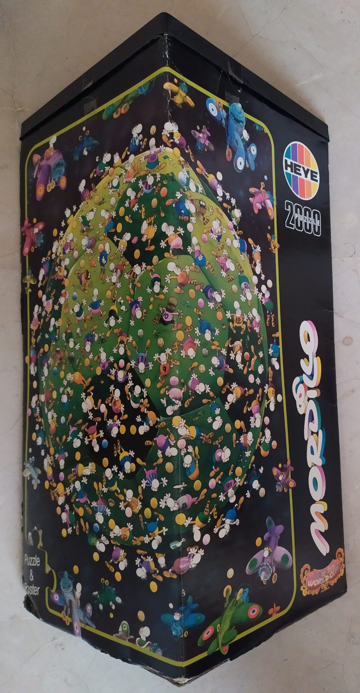 2000, Heye, World Cup, Guillermo Mordillo, Sealed Bag, Listed by Barebrain Image of the puzzle 2000, Heye, World Cup, Guillermo Mordillo, Sealed Bag, Picture of the box