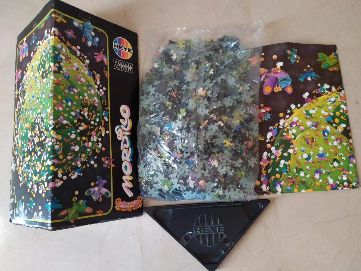 Image of the puzzle 2000, Heye, World Cup, Guillermo Mordillo, Sealed Bag, Picture of the bag