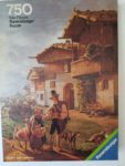 Image of the puzzle 750, Ravensburger, Idyllic Scene, by Karl Altmann, Sealed Bag, Picture of the box