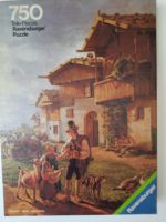 Image of the puzzle 750, Ravensburger, Idyllic Scene, by Karl Altmann, Sealed Bag, Picture of the box