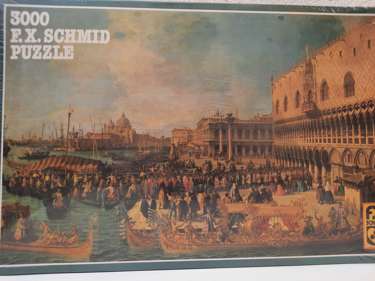 Image of the puzzle 3000, F.X. Schmid, The Reception of the Imperial Ambassador, Factory Sealed, Listed by Jan