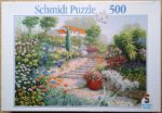 Image of the puzzle 500, Schmidt, Garden, Peter Motz, Complete, Picture of the box