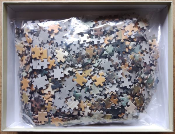Image of the puzzle 1000, Pomegranate, Crystal Palace, by James Duffield Harding, Complete, Picture of the bag