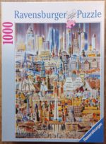 Image of the puzzle 1000, Ravensburger, Supercity, by Klaus Holitzka, Complete, Picture of the box