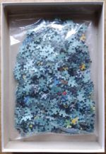 Image of the puzzle 1000, Otter House, Parrots of the World, by Pollyana Pickering, Complete, Picture of the bag