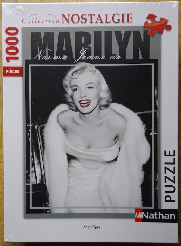 Image of the puzzle 1000, Nathan, Marilyn, Factory Sealed, Picture of the box