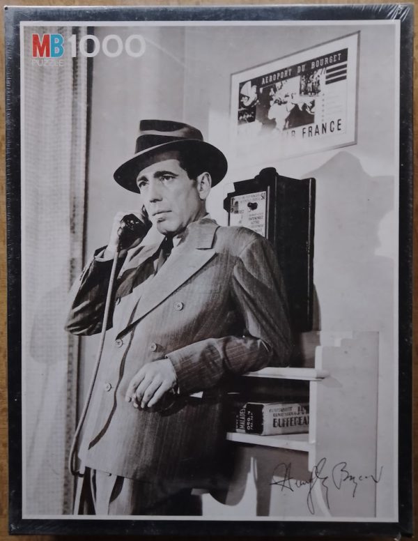 Image of the puzzle 1000, MB, Humphrey Bogart, Factory Sealed, Picture of the box