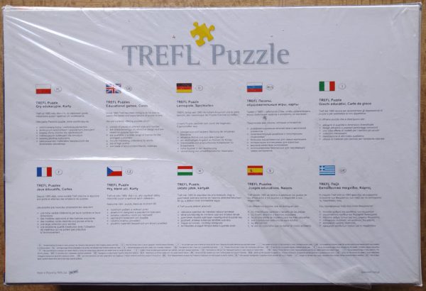Image of the puzzle 3000, Trefl, A Night in Vienna, Factory Sealed, Picture of the back